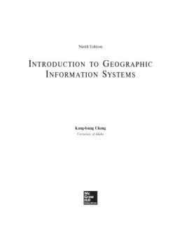 Introduction to Geographic Information Systems (9th edition)