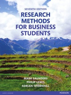 Research Methods for Business Students (7th Edition)